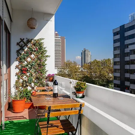 Apartment Sunny Oporto, Trindade Balcony *